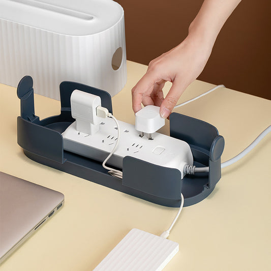 Cable Management Box for Power Strip Cord Organizer Dustproof