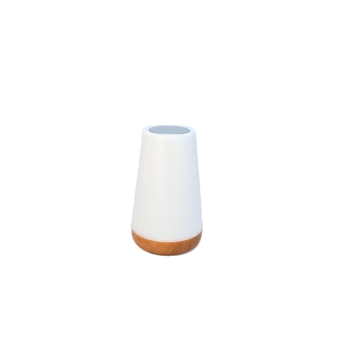 Wood Grain Touch Lamp with Remote Rechargeable LED Night Light