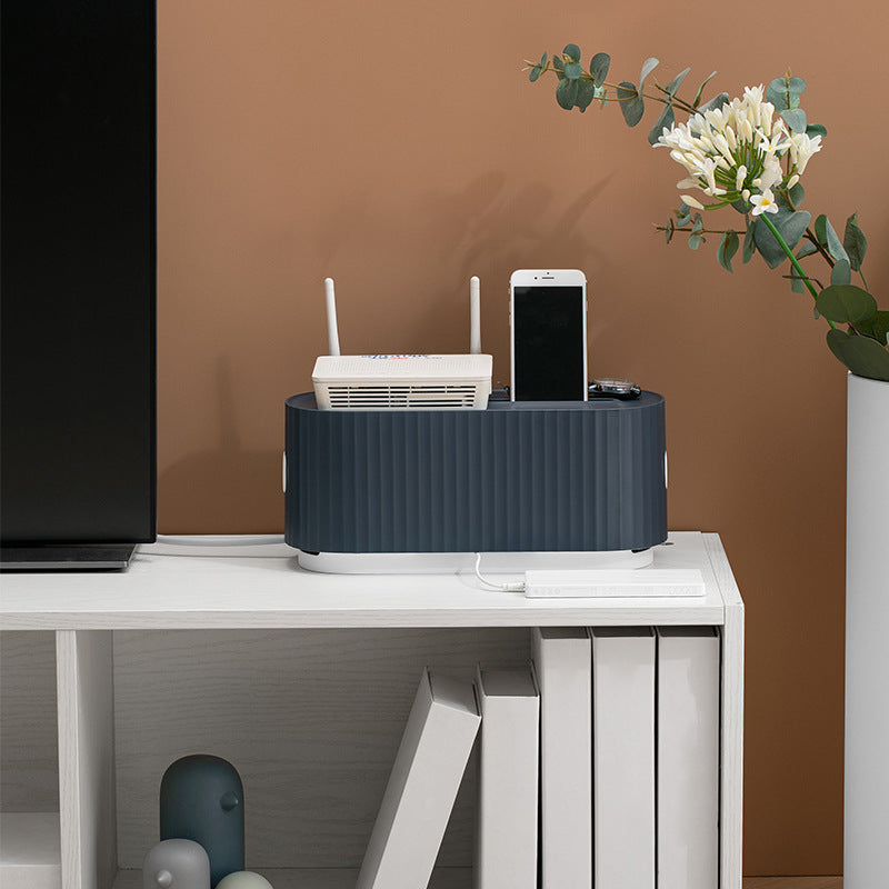 Cable Management Box for Power Strip Cord Organizer Dustproof