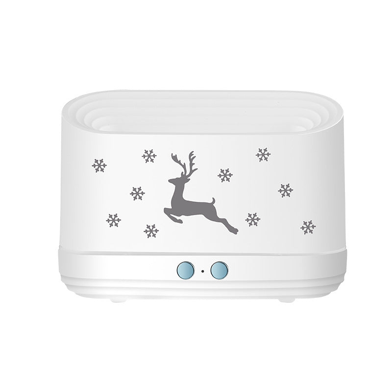 Elk Flame Humidifier Diffuser LED Aroma Lamp Christmas Decor