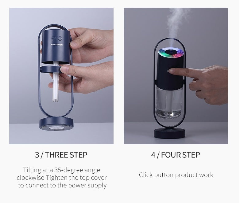 Magic Shadow USB Humidifier with Projection Night Light Mini
