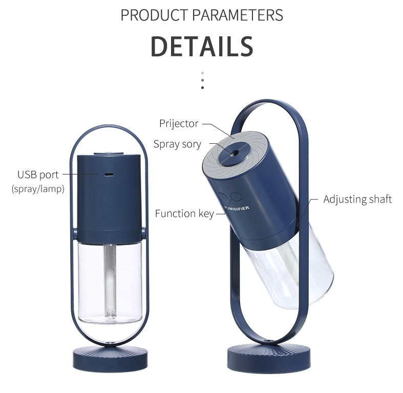 Magic Shadow USB Humidifier with Projection Night Light Mini