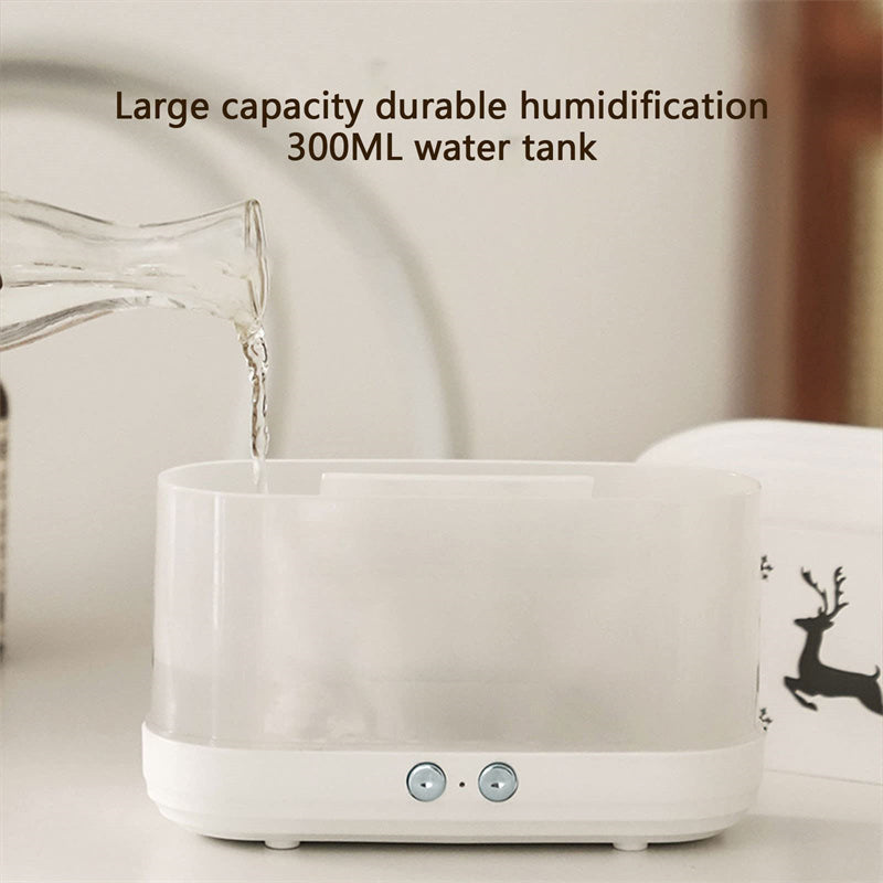 Elk Flame Humidifier Diffuser LED Aroma Lamp Christmas Decor